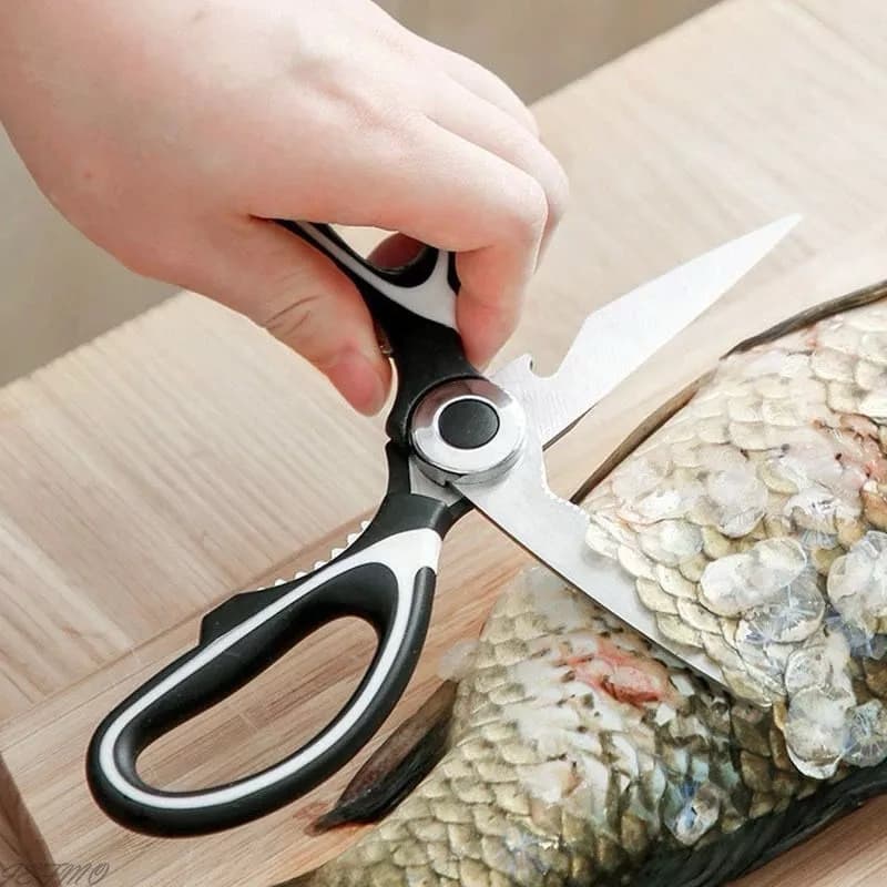 Gunting Dapur Serbaguna Gunting Tajam Pemotong Sayur Buah Daging Pembuka Tutup Botol
