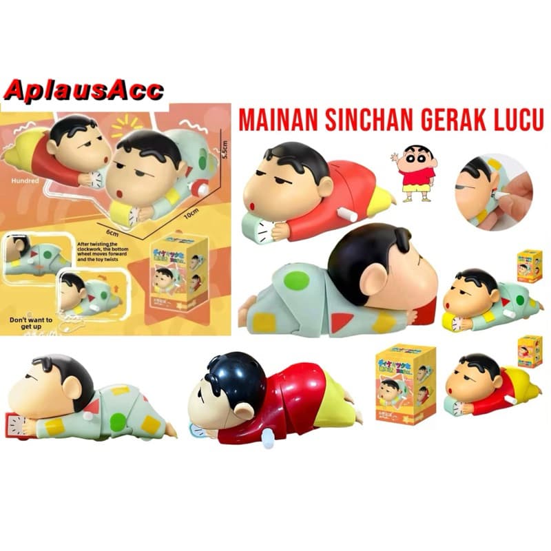 Mainan Crayon Shinchan Gerak Lucu Goyang Pantat Mainan Shinchan Dynamic Life