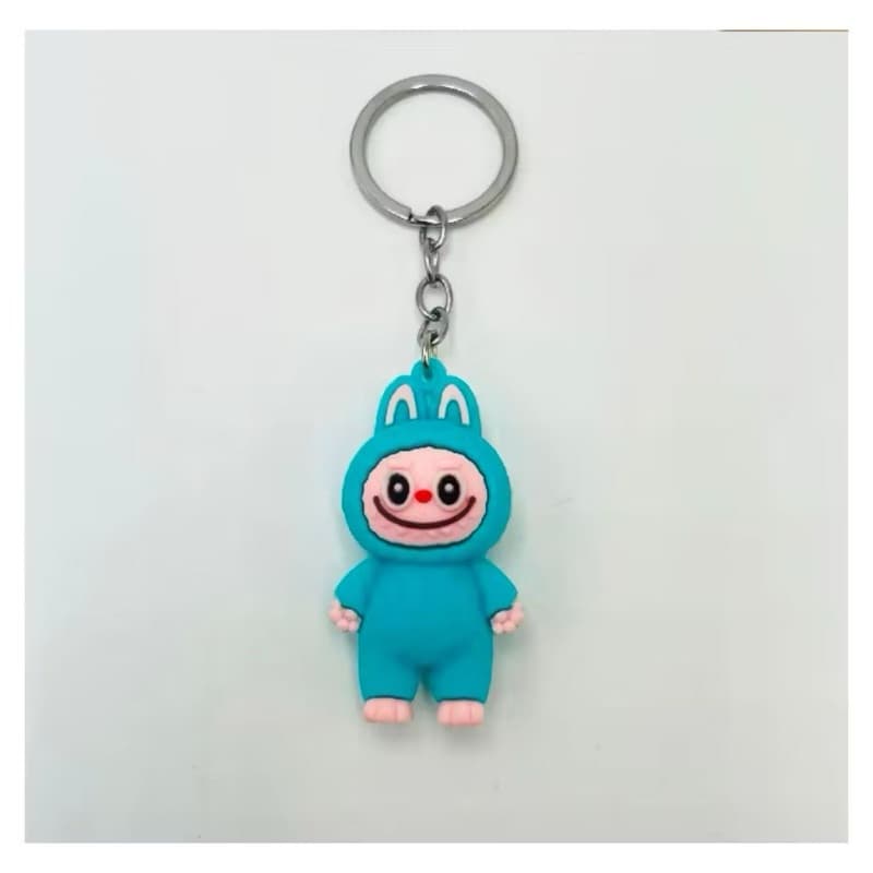 Gantungan Kunci Labubu Mini Gantungan Kunci Sanrio Keychain Karakter The Monster Labubu Lucu