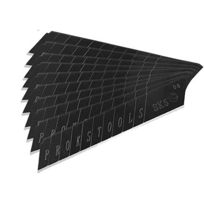 ISI 10 PCS ISI CUTTER BESAR 18mm SK5 REFILL PISAU KATER BAJA HITAM LEBAR BAGUS MURAH