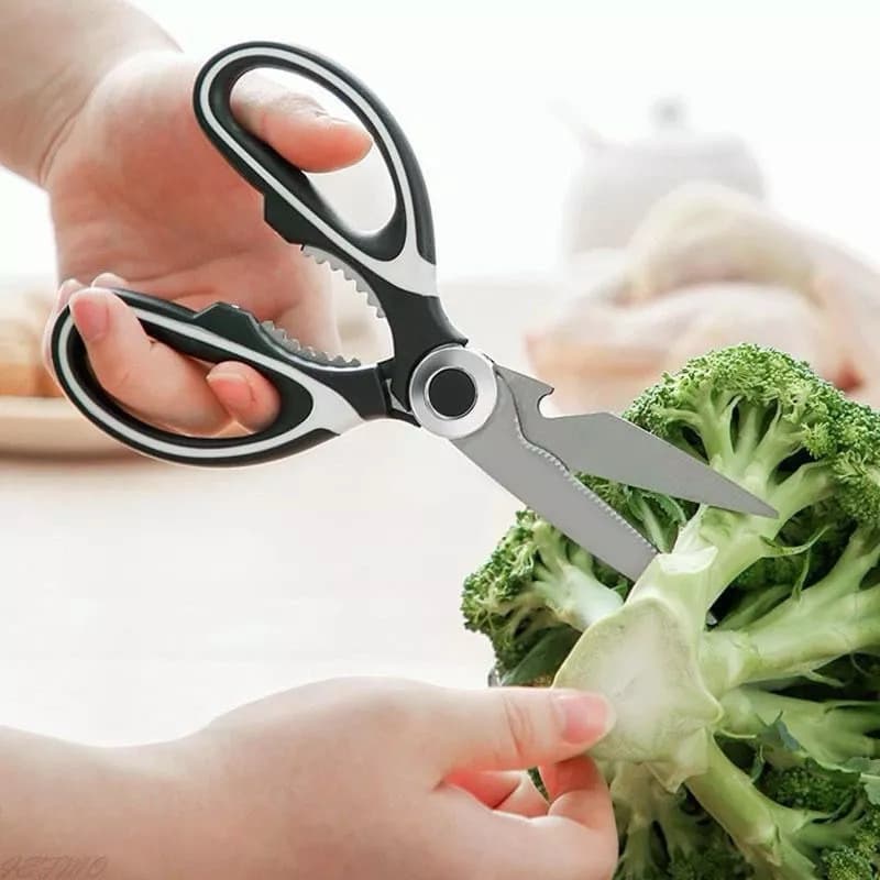 Gunting Dapur Serbaguna Gunting Tajam Pemotong Sayur Buah Daging Pembuka Tutup Botol