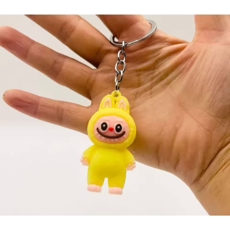Gantungan Kunci Labubu Mini Gantungan Kunci Sanrio Keychain Karakter The Monster Labubu Lucu