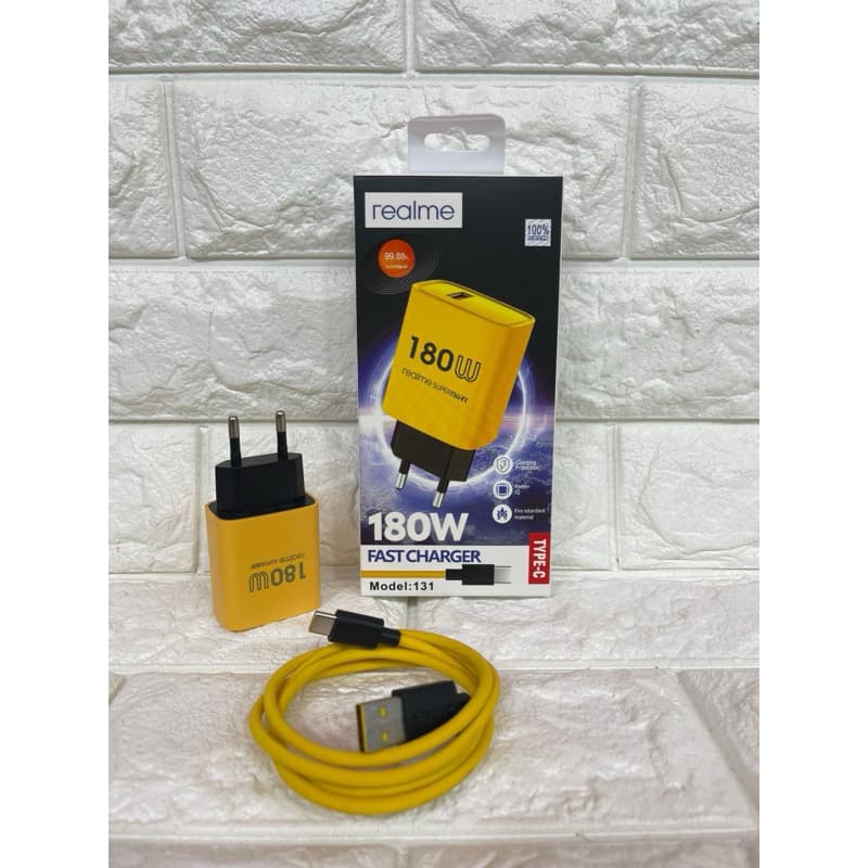 Charger Ori Realme 180W Kode 131 Casan Original Micro dan Type C