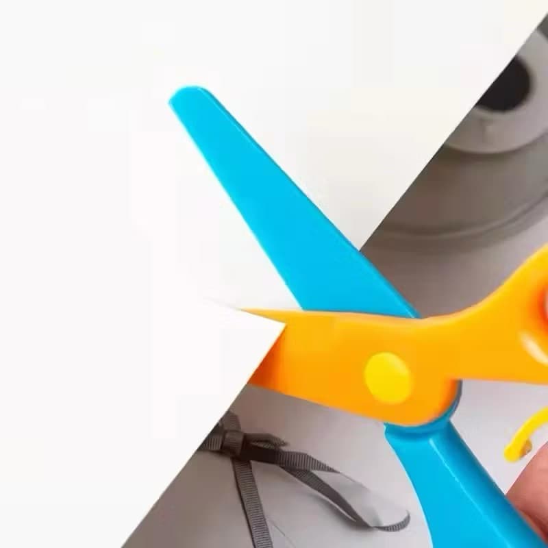 Gunting Kertas Anak Warna Warni Gunting Kertas Pengaman Plastik Safety Scissors Serbaguna