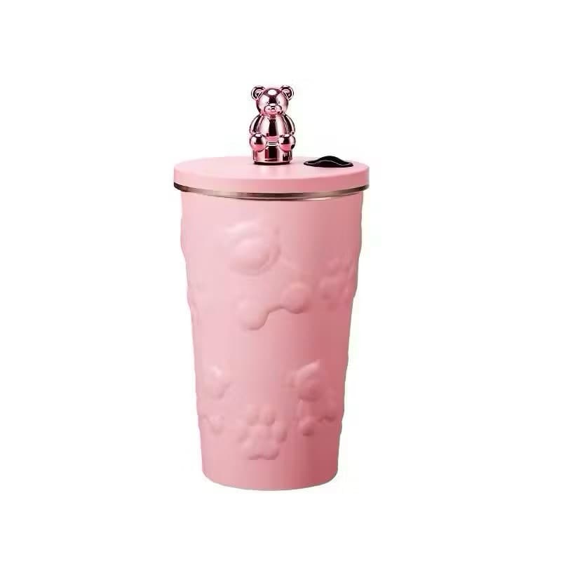 Termos Tumbler Stainless Bear BZ-2336 Tumbler Minum Beruang Tahan Panas 600ML BPA Free