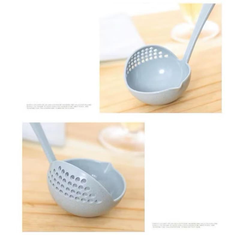 Centong Sup 2in1 Centong Saringan Kuah Sayur Sendok Soup Plastik 2in1 Serbaguna