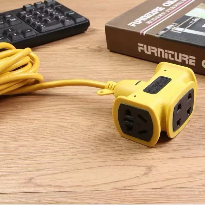 Soket Sambungan Kabel Extension Cord Extra-long Plug-in Strip 5M / 10M / 20M Electric Super Panjang Extra-long Plug-in Strip Electric Vehicle Charging Extension Cord Socket