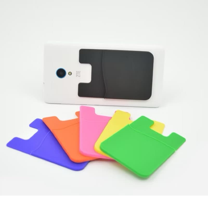 Sticky Card Holder HP Dompet Kartu Card Holder Tempat Kartu ATM Tempelan HP