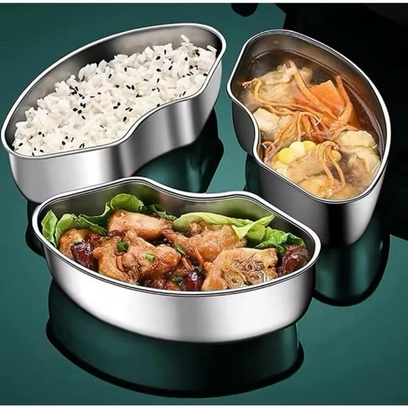 Wadah Kukusan Makanan Stainless Steel Wadah Kukus Bentuk Kipas Serbaguna
