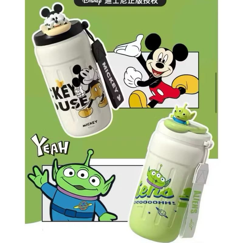 Tumbler Termos Stainless Karakter Kartun BZ-2350 Tumbler Minum Tahan Panas Mug 420ML BPA Free