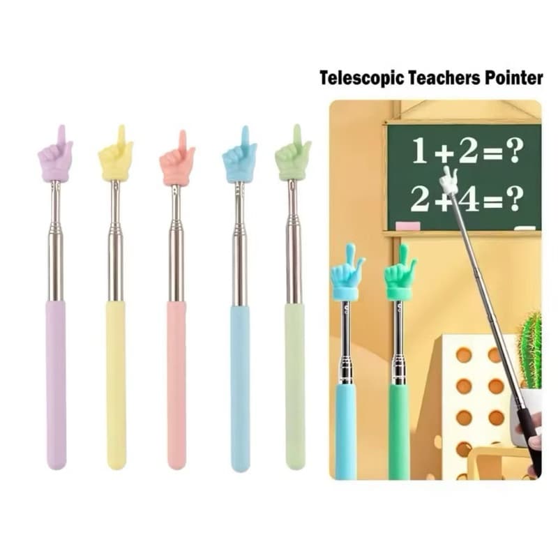 Tongkat Penunjuk Papan Tulis Teleskopik Extendable Tongkat Pointer Papan Tulis Desain Praktis