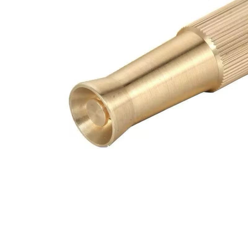 Kepala Semprotan Air Lurus Kuningan Konektor Selang Semprotan Hose Nozzle Kuningan