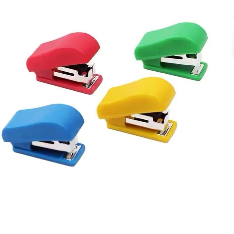 Staples Mini Stapler Kecil Unik Lucu Perlengkapan Alat Kerja Kantor Serbaguna