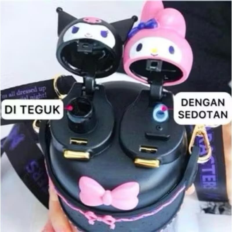 Botol Minum Anak Kuromi Melody A-2362 Botol Minum 700ML Karakter Lucu BPA Free