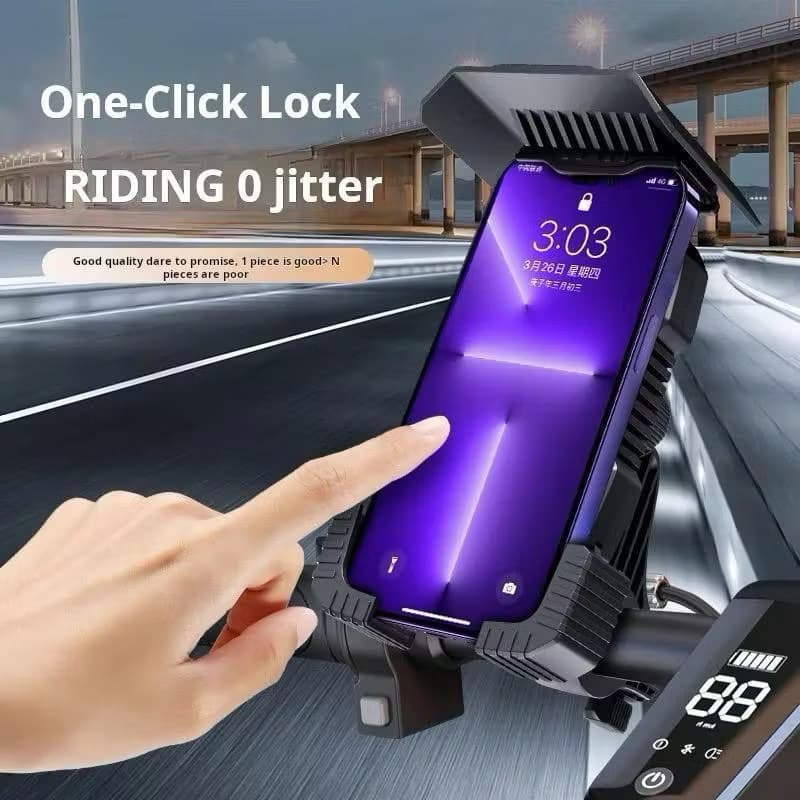 Holder Motor Stang HM-33 Phone Stand Holder Sepeda Motor Universal