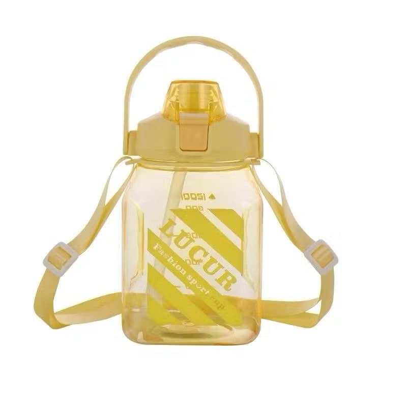 Botol Minum Besar 1,1 Liter BT1017 Botol Minum Transparan 1100ML Free Stiker BPA Free