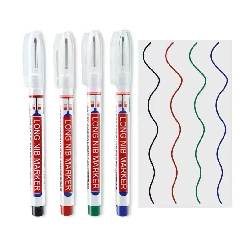 Spidol Pertukangan Nib Marker Alat Tulis Penanda Spidol Long Nib Head Marker Serbaguna