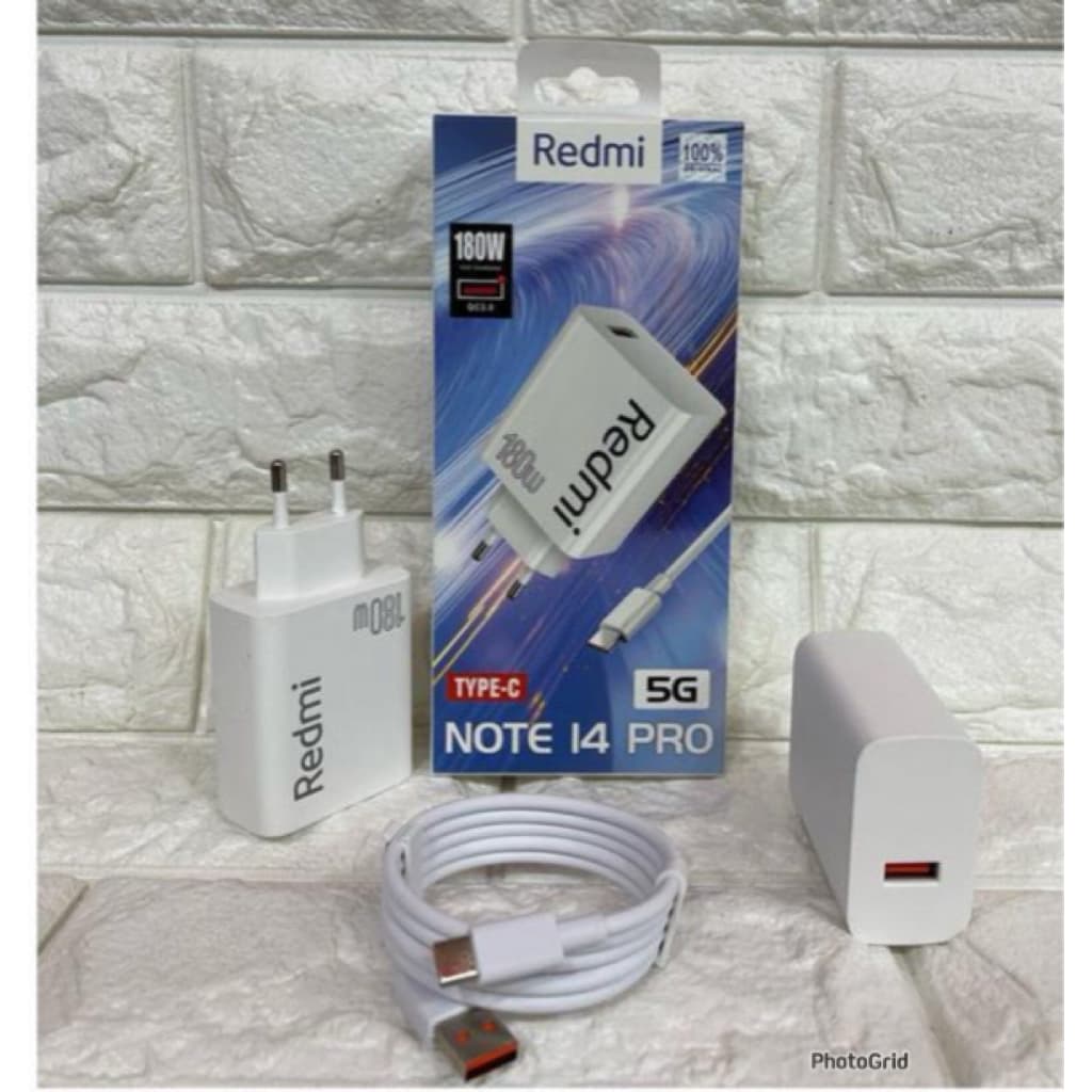 Charger ori 100 Redmi Note 14 Pro Fast Charging 180W Super Vooc Casan Original