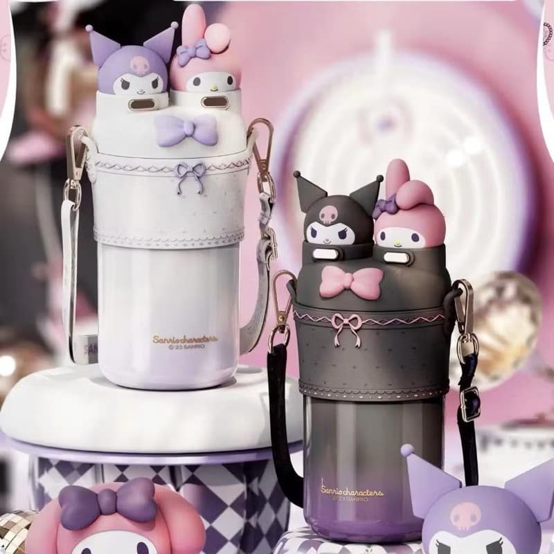 Botol Minum Anak Kuromi Melody A-2362 Botol Minum 700ML Karakter Lucu BPA Free