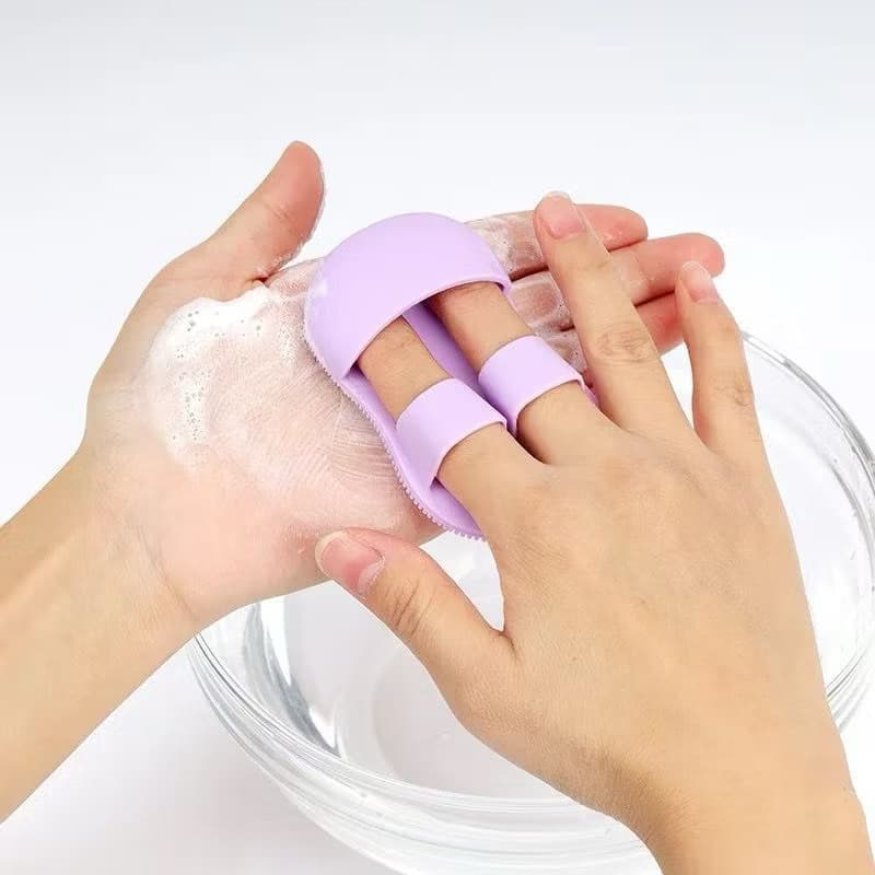 Sikat Wajah Sandal Silicone Sikat Pembersih Wajah Bentuk Sandal Facial Cleaning Lembut Serbaguna