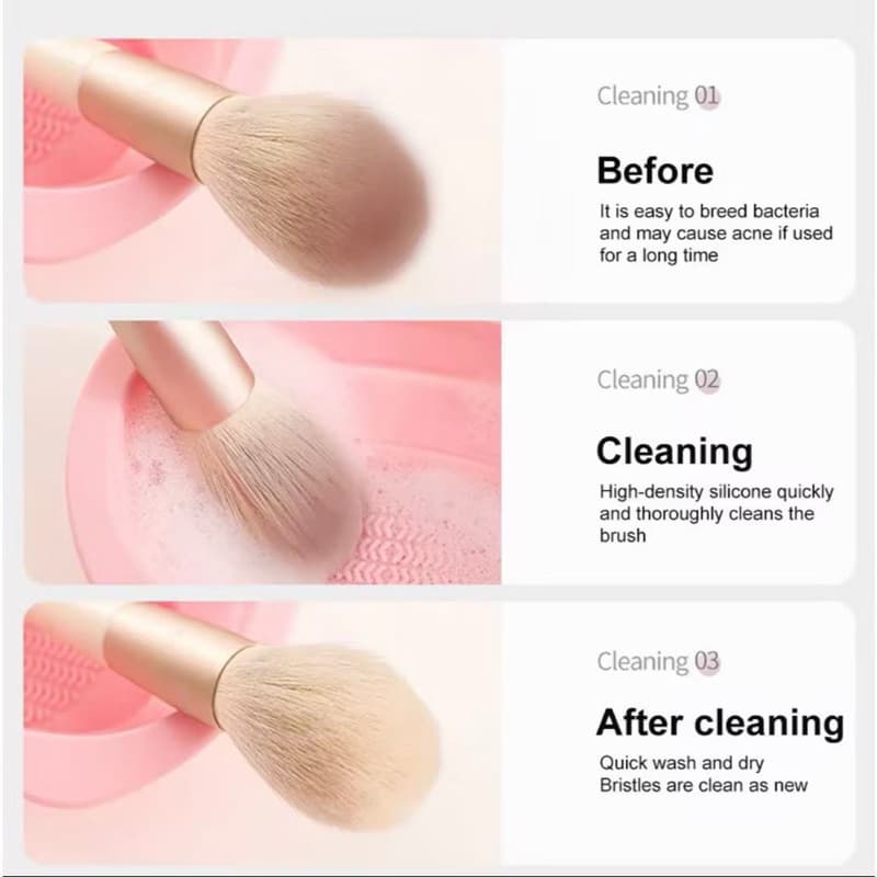 Pembersih Brush Make Up Tempat Pembersih Kuas Make Up Cleaner Cleaning Bowl Brush Tool