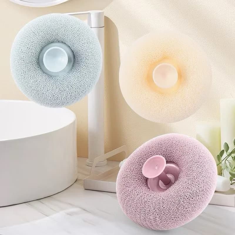 Spons Bola Mandi Pembersih Badan Daki Spons Bola Jaring Mandi Body Scrub
