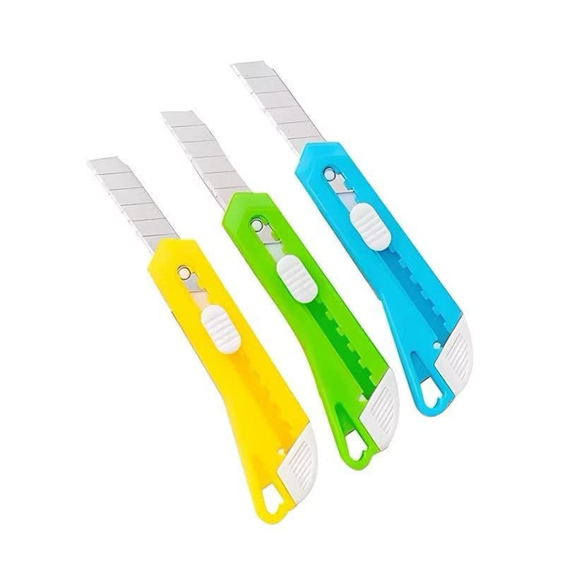 Pisau Cutter Mini Gantungan Kunci Pisau Cutter Kecil Silet Tajam Pemotong Praktis