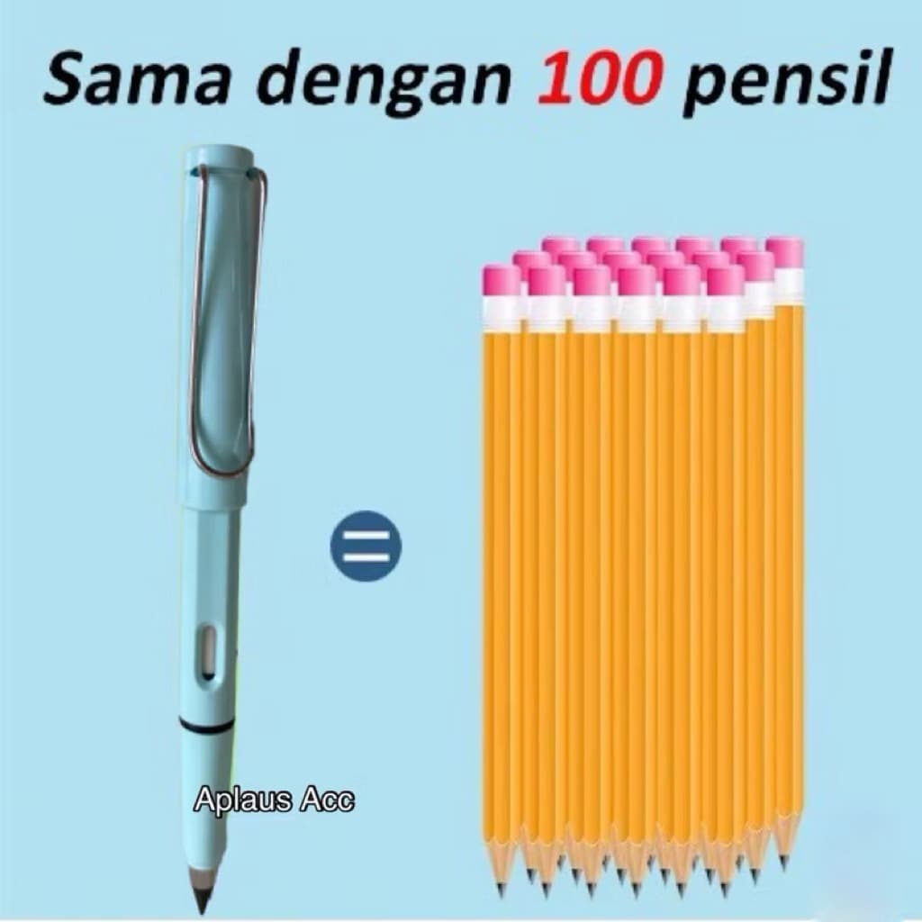 (GROSIRAN2)Pensil Abadi Unlimited Tidak Habis Dipakai Tanpa Diraut Magic Eternal Pencil Macaron