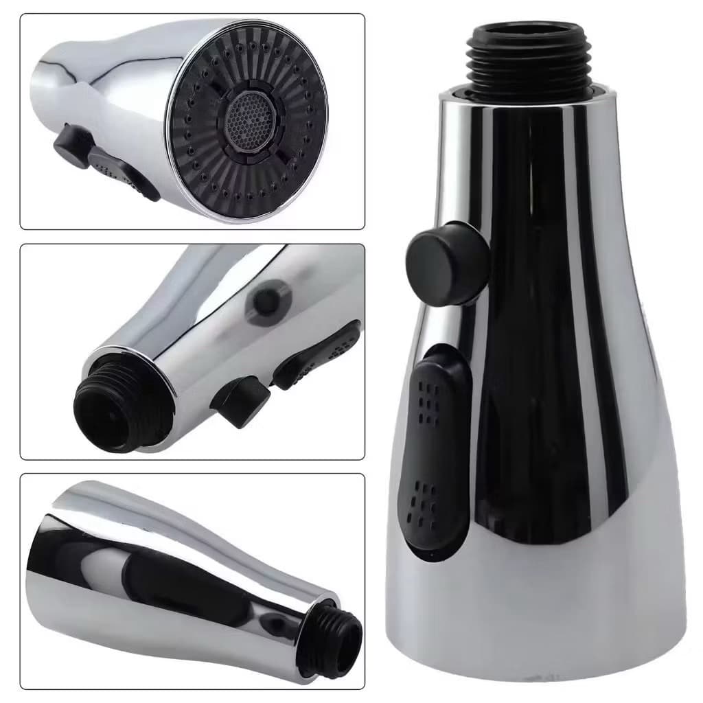 Kepala Saringan Kran Air Tarik 3in1 Sambungan Filter Kepala Kran Air Sink Cuci Piring