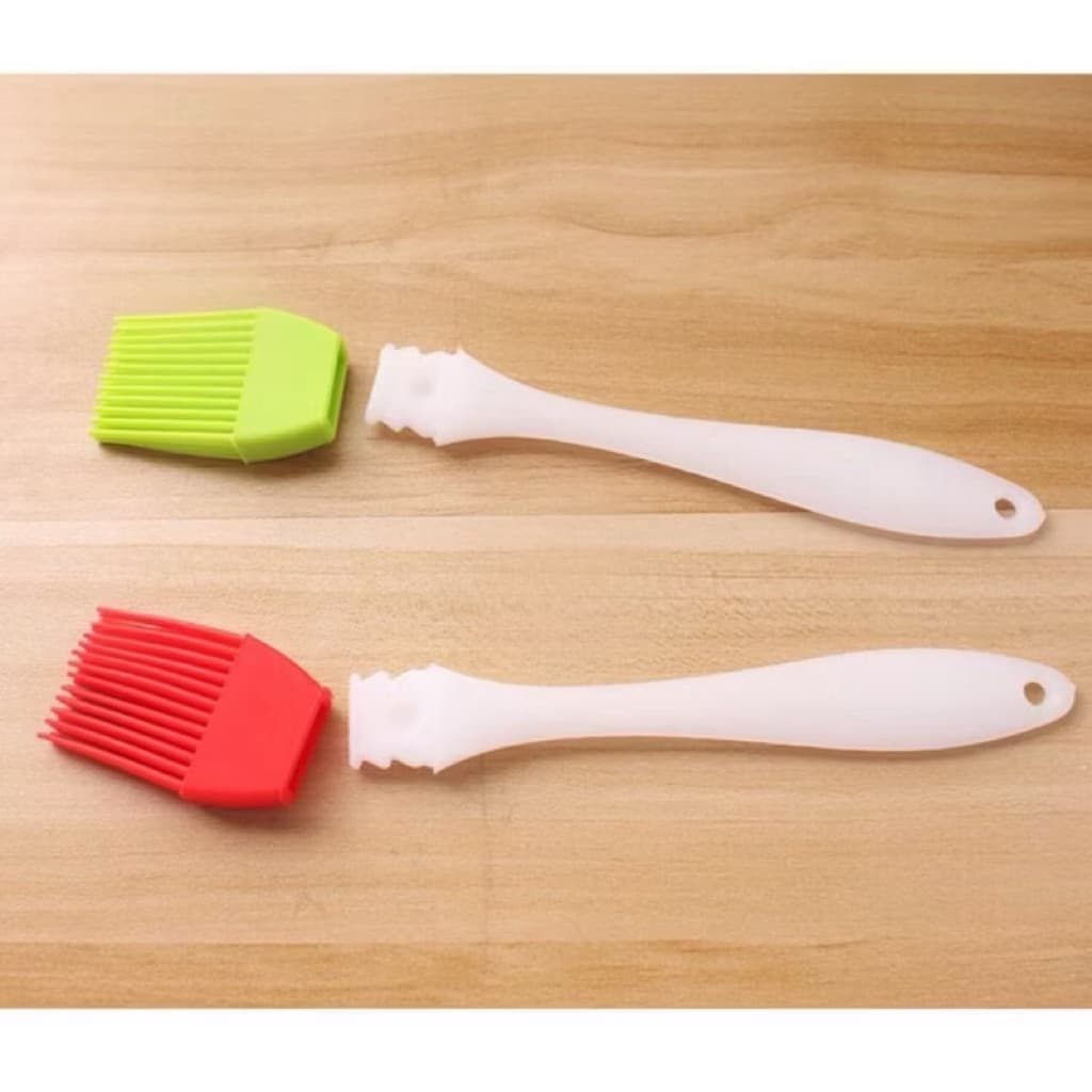 (GROSIRAN) kuas Silikon Tahan Panas Kuas Mentega Oles Kue Silicon Brush BBQ