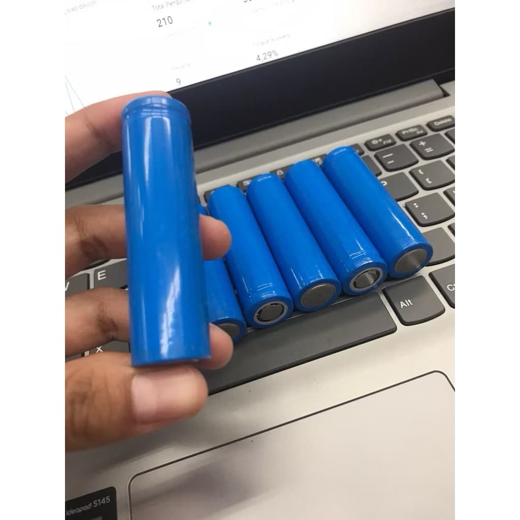 (GROSIRAN) Battery Baterai 18650 3.7V  1200 Mah bisa isi / Cas Ulang Rechargeable Recharger