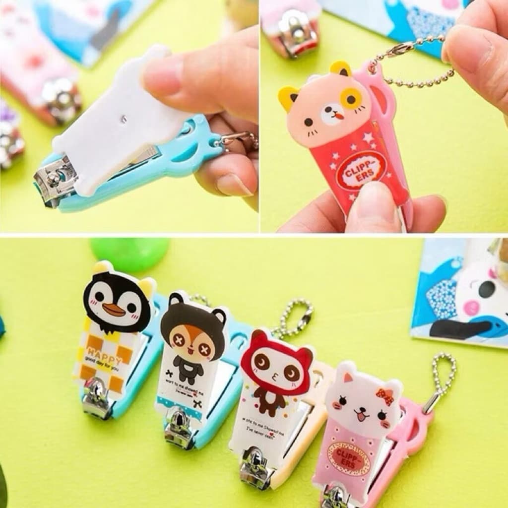 (GROSIRAN) Gunting Kuku Karakter Lucu Manicure Pedicure Gunting Kuku Mini Nail Clipper