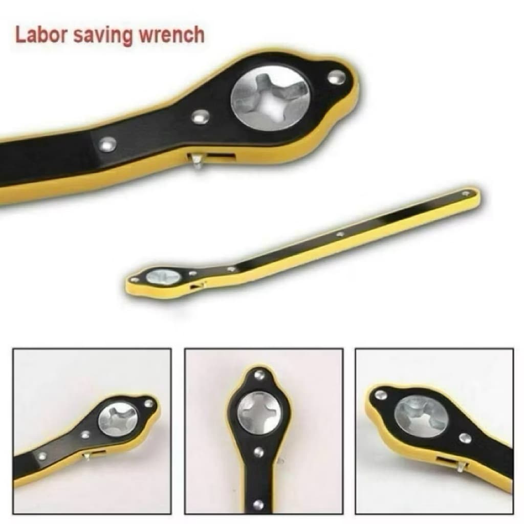 (GROSIRAN) Kunci Ratchet Wrench Alat Bantu Gagang Dongkrak Mobil Putaran Dongkrak Mobil Universal