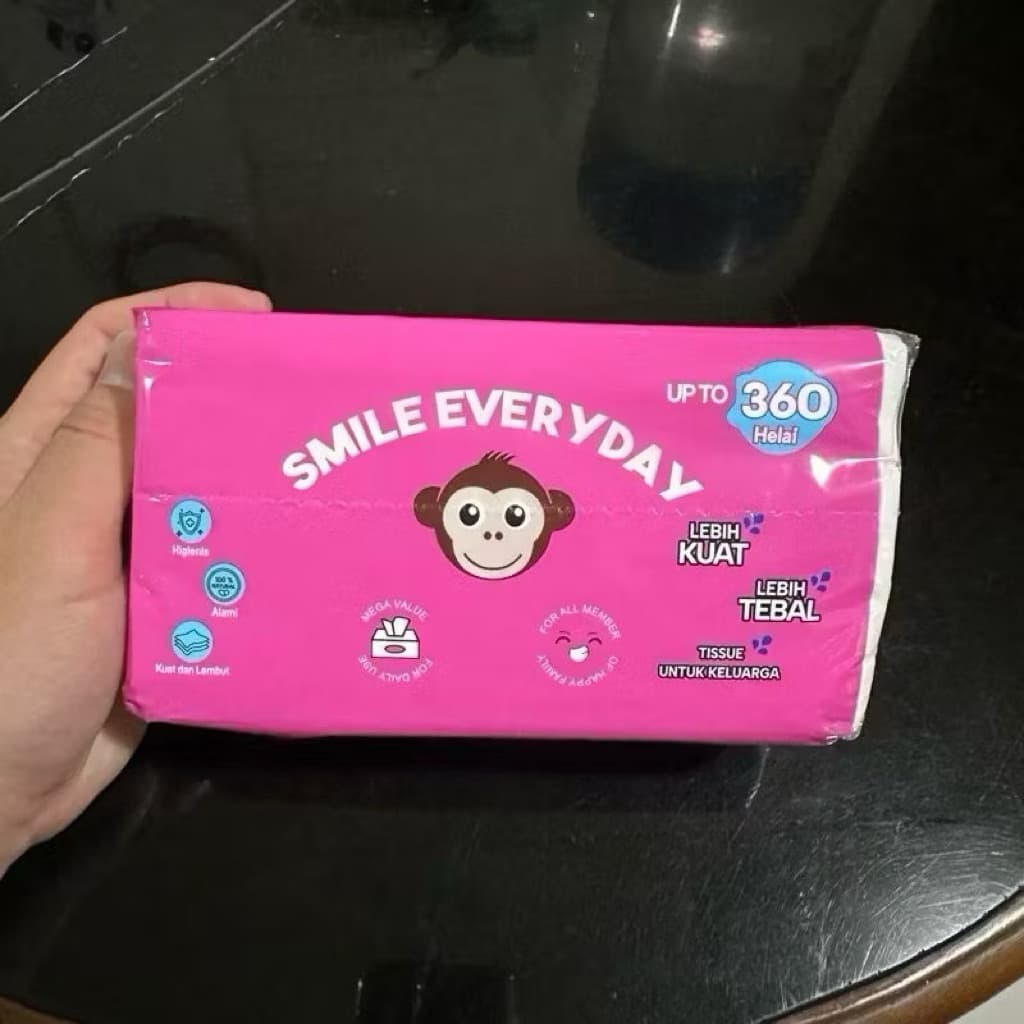 (GROSIRAN) Tisu Tita Soft 360 Helai Facial Tissue Wajah Halus 2 Ply Tisu Kering Lembut Kulit