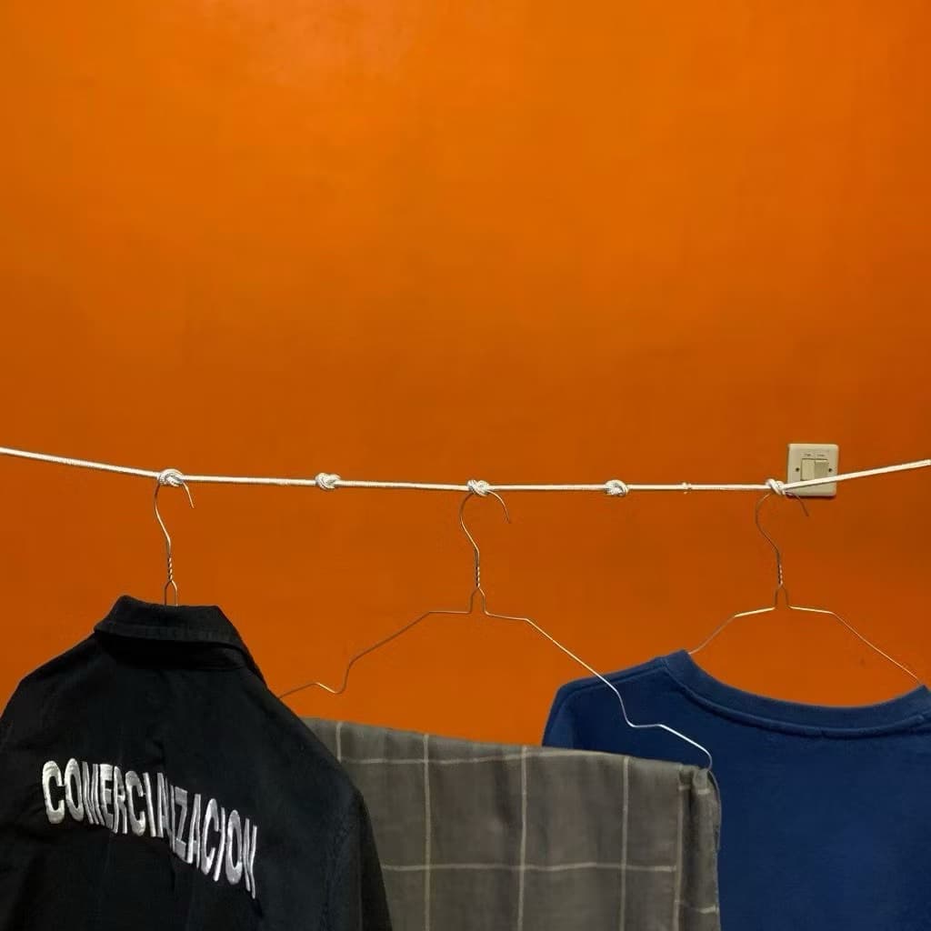Gantungan Baju Stainless Isi 10Pcs Hanger Baju Kawat Stainless Steel