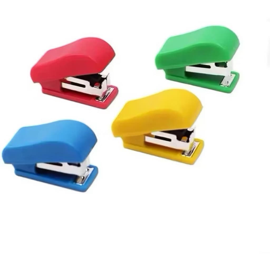 (GROSIRAN) Staples Mini Stapler Kecil Unik Lucu Perlengkapan Alat Kerja Kantor Serbaguna