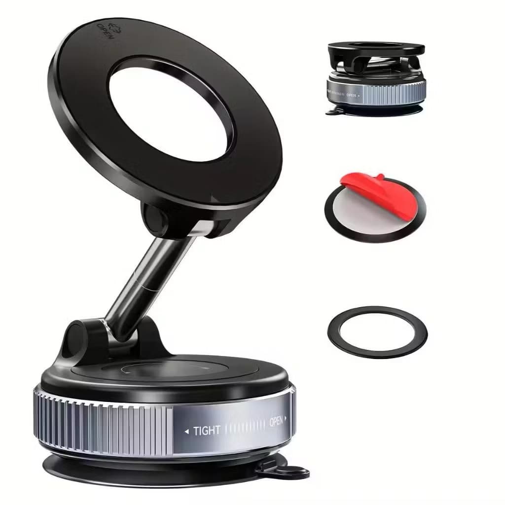 Phone Holder Vacuum Suction Bracket Vango VA-05 Magnetic High Adsorption Dudukan Stand Handphone Tempel Dinding Meja Dashboard Kaca Mobil