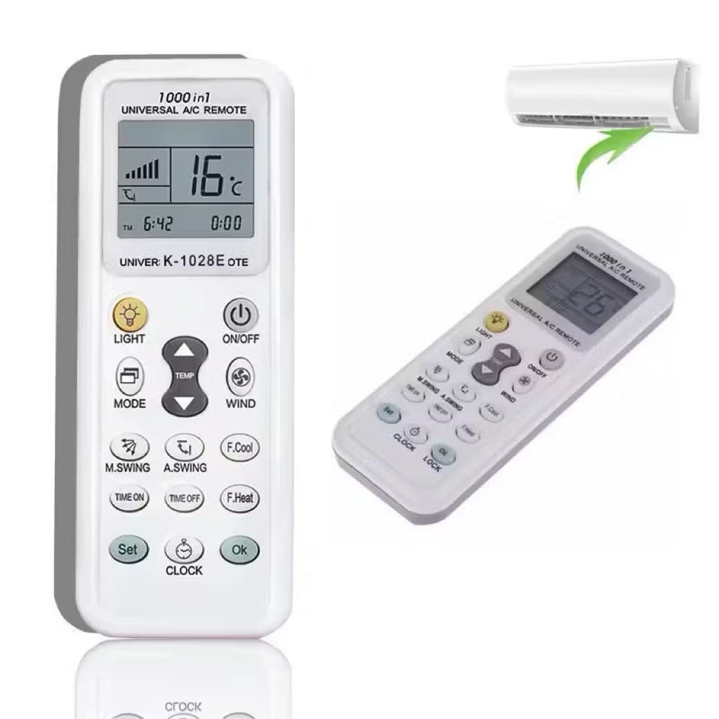 Remote AC Universal 1000 in 1 K1028E Remot Ac Multi Untuk Semua Tipe AC Multifungsi
