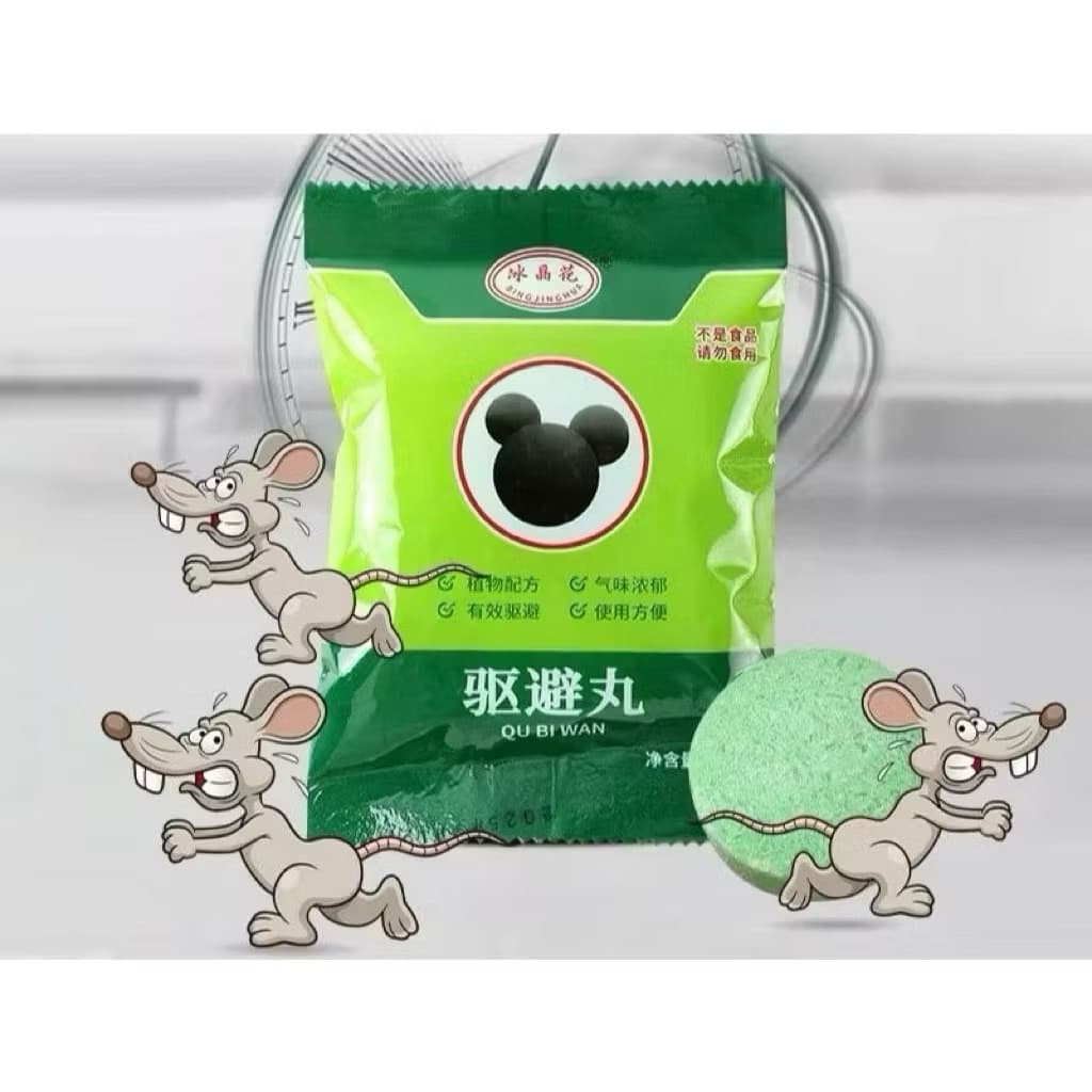 (GROSIRAN2) Kamper Tikus Isi 5pcs Kapur Barus Pengusir Tikus Kecoa Serangga Pil Kamper Anti Serangga Tahan Lama
