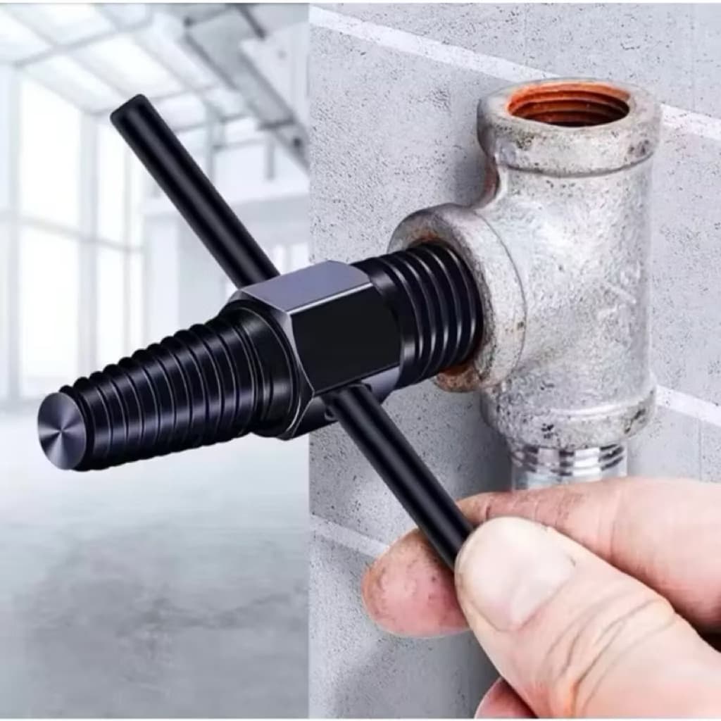 (GROSIRAN) Pipe Extractor 1/2 - 3/4 Alat Cabut Buka Pipa Kran Rusak Patah Tap Balik 1/2 3/4