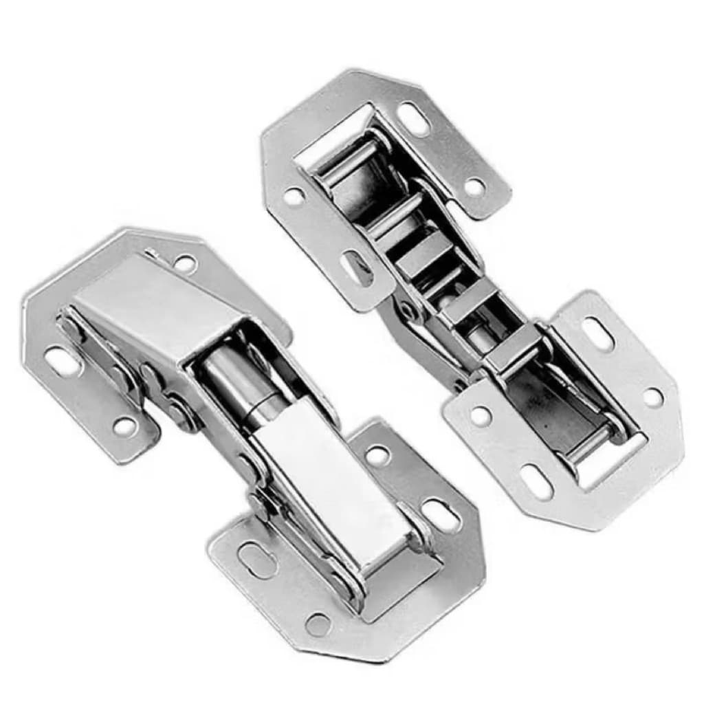 (GROSIRAN) Engsel Sendok Kodok 3inch Stainless Steel 90 Degree Opening Engsel Pintu Tanpa Bobok Serbaguna