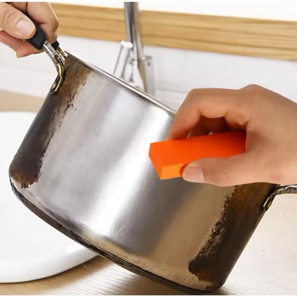 ( GROSIRAN ) Karet Pembersih Kerak Karet Penghapus Pembersih Kerak Kamar Mandi Toilet Kran Magic Rust Cleaning Eraser Serbaguna