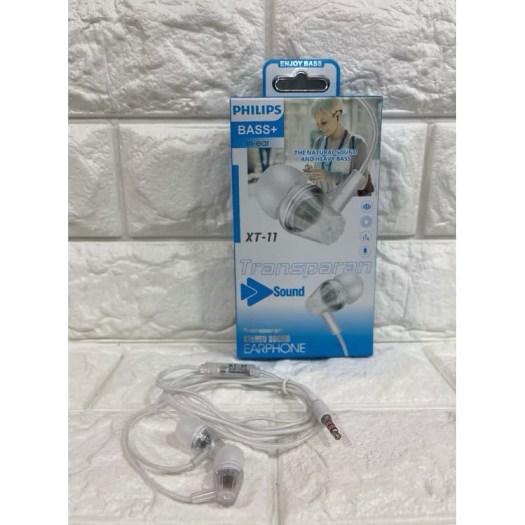 (GROSIRAN) Headset Handsfree XT-11, XT-12, XT-13, XT-14, XT-15, XT-20 + Mic 3.5mm Stereo Earphone Bass Bisa Buat Telepon