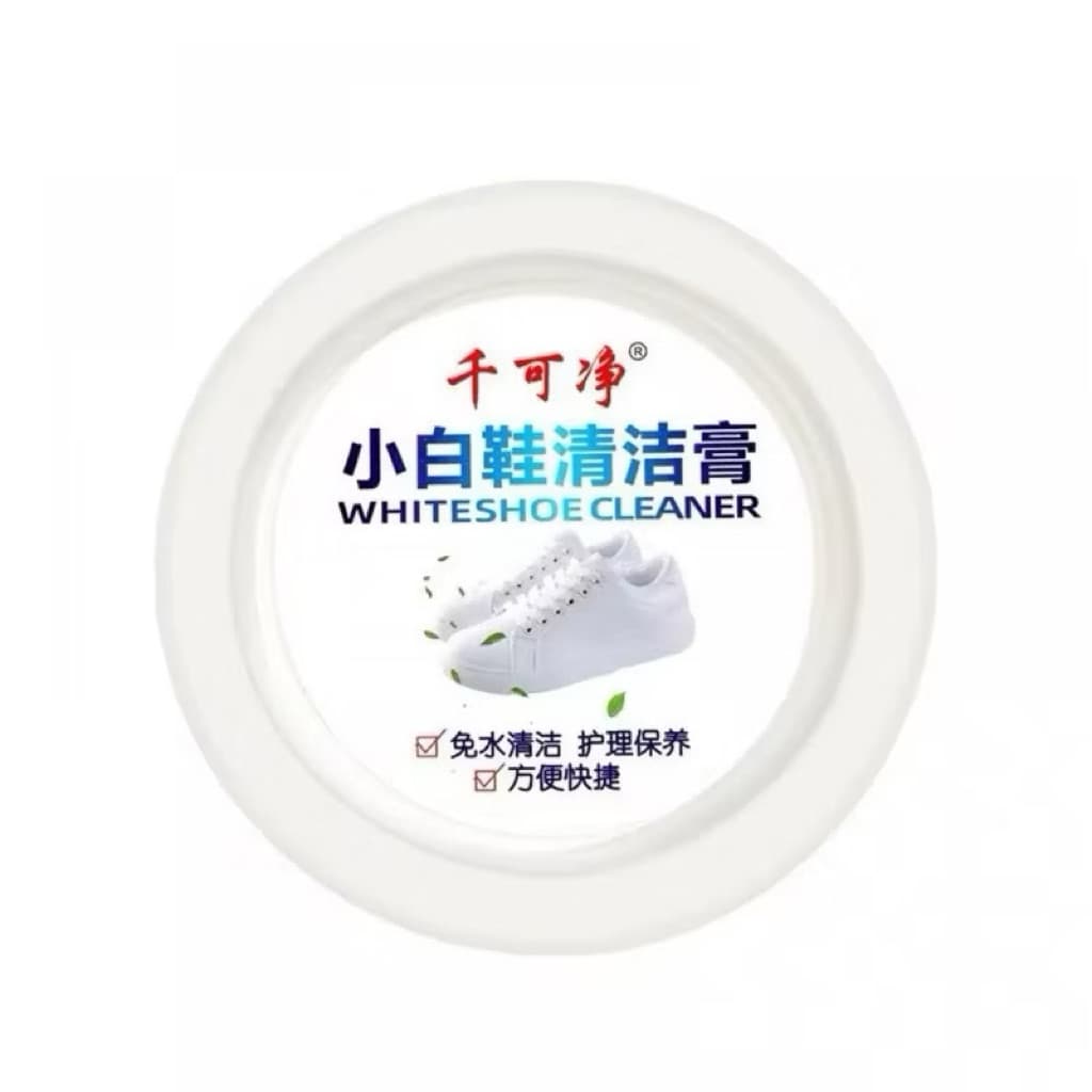 ( GROSIRAN ) Krim Pemutih Sepatu 120G + Spons Cream Pembersih Sepatu White Shoes Cleaner