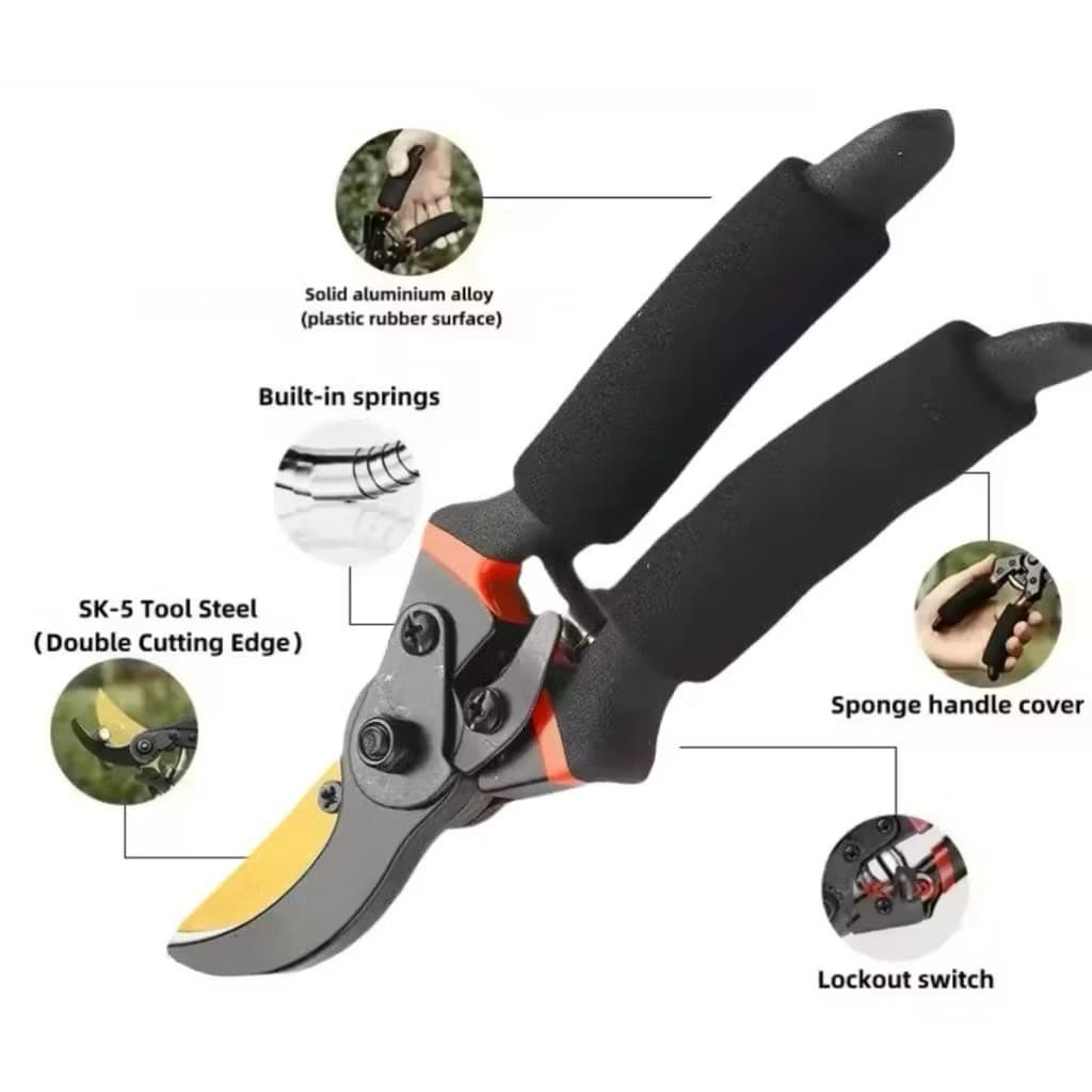 Gunting Dahan SK-5 35MM Gunting Dahan Ranting Bunga Tanaman Pohon Kebun Bahan SK-5 Serbaguna