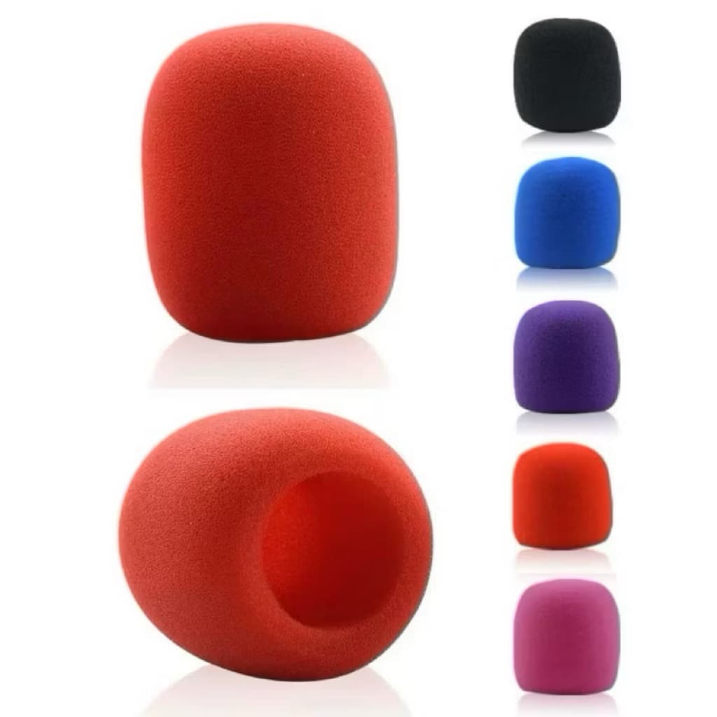 (GROSIRAN) Busa Microphone Karaoke Caver Sarung Busa Mic Pelindung