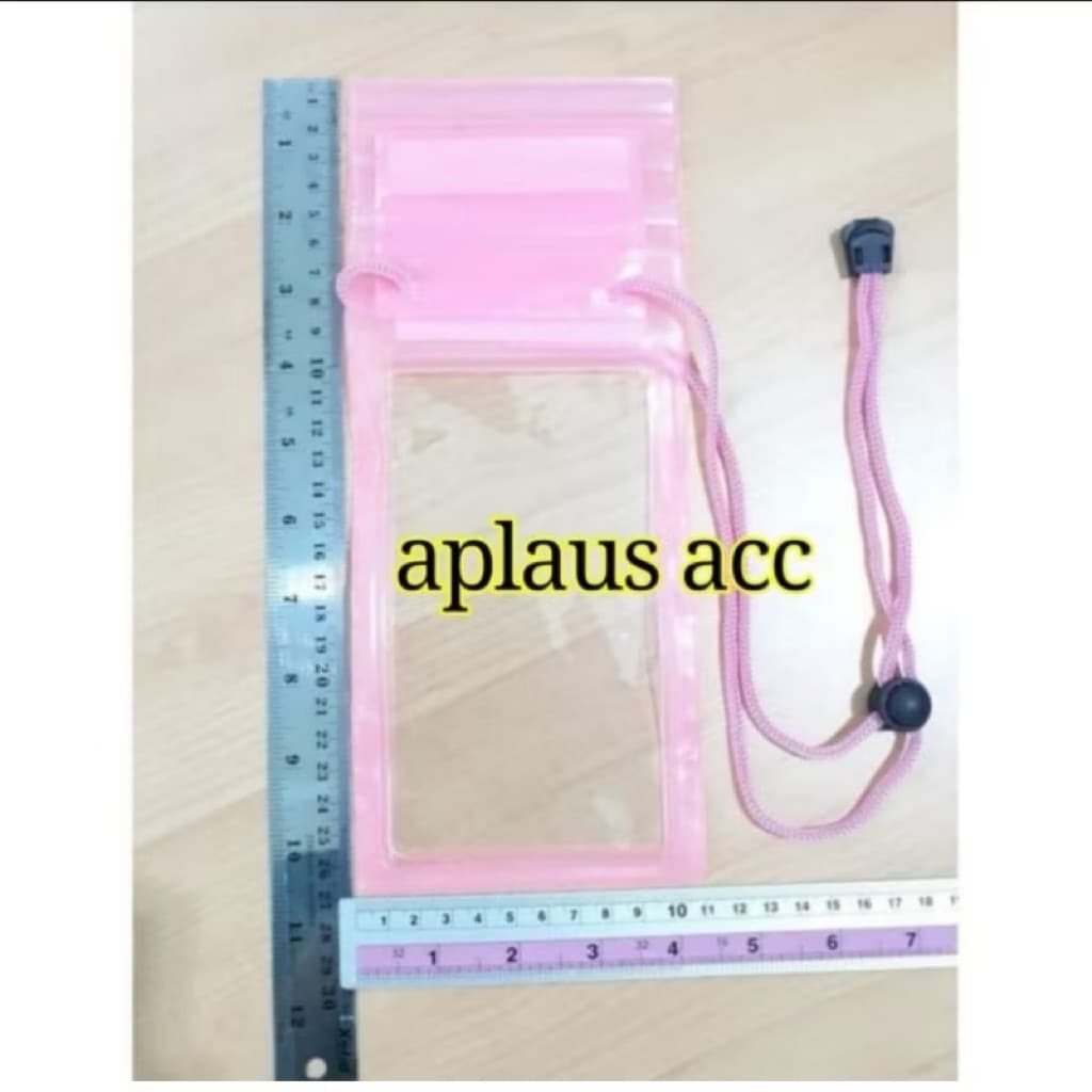 (GROSIRAN) Waterproof / Sarung Pelindung Hp Anti Air Ukuran XL