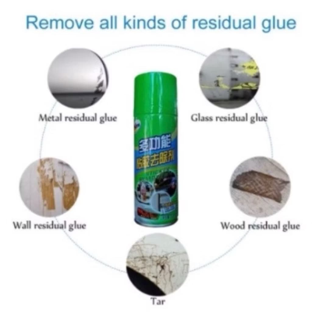 (GROSIRAN) Spray Remover Bekas Cat Noda Lem Sticker Remover Spray