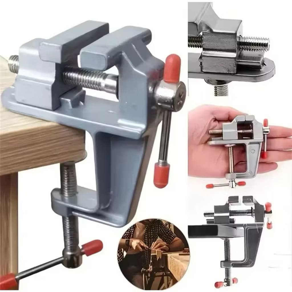 (GROSIRAN) Klem Catok Ragum Catok Meja Bench Clamp Holder Ragum Vise Bench Table Vice Serbaguna