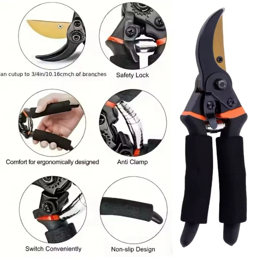 Gunting Dahan SK-5 35MM Gunting Dahan Ranting Bunga Tanaman Pohon Kebun Bahan SK-5 Serbaguna